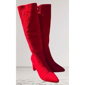 TruFox Womens Classic Tall Knee High Block Heel Fashion Boots